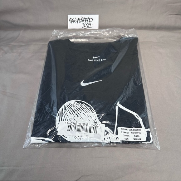 NWT NIKE x DRAKE CERTIFIED LOVER BOY CHERUB TEE MEDIUM BLACK UNOPENED - Picture 3 of 6